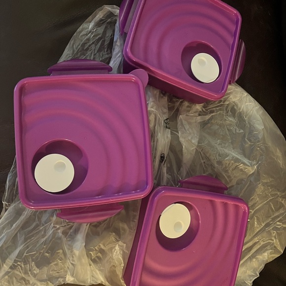 Tupperware Purple Food Storage Containers - Picture 2 of 5